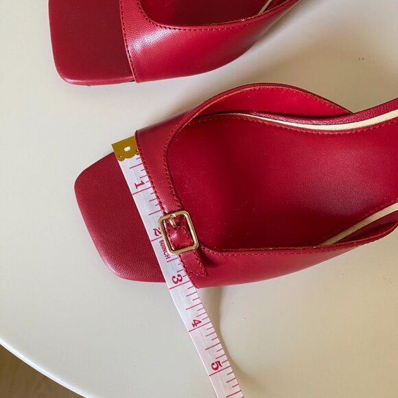 New Rouje X J.Crew Jolie square-toe heels size 8 - Picture 10 of 12